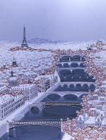 miniature de Tableau Naïf - Granick - Paris Blanc